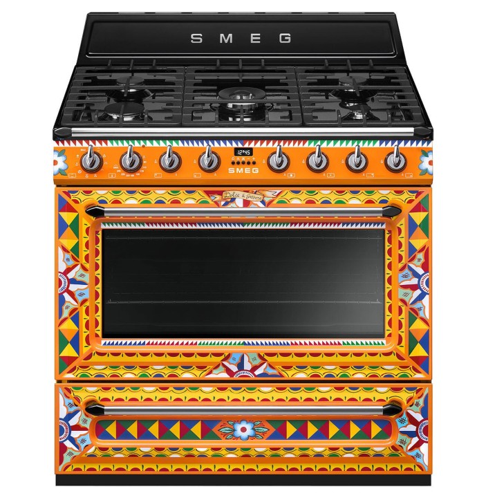 SMEG dujinė viryklė su elektrine orkaite  | 1