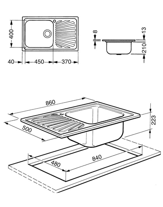 SMEG plautuvė SG861S  | 2