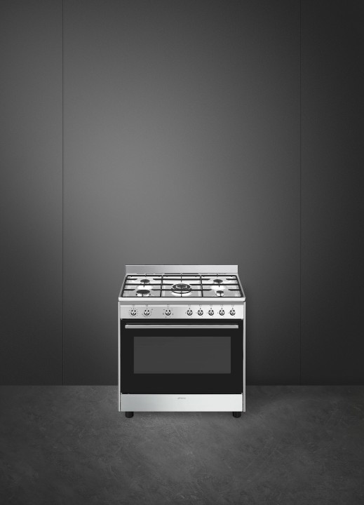 SMEG dujinė viryklė su elektrine orkaite CX90GM | 2