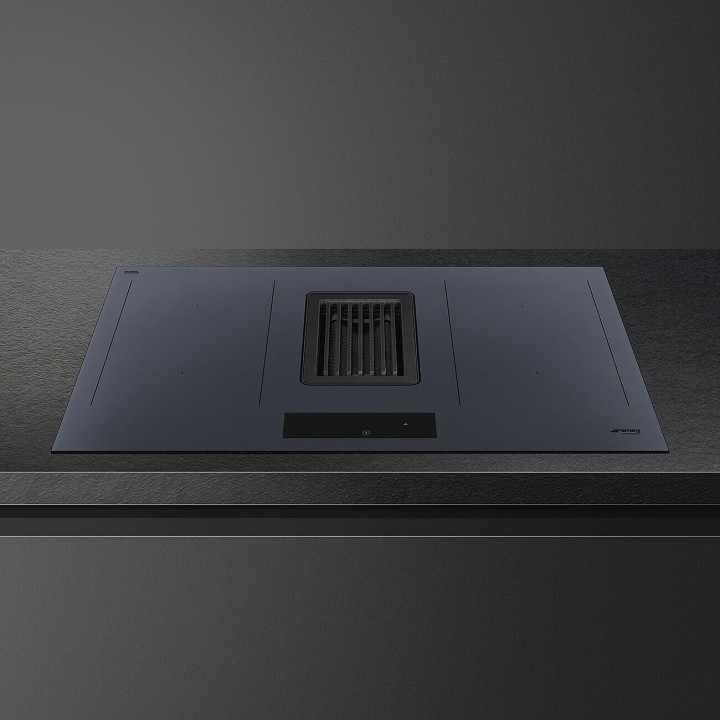 SMEG indukcinė kaitlentė su integruotu gartraukiu HOBD182DG  | 2