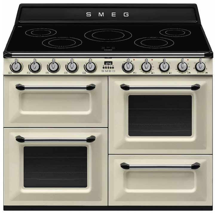 SMEG indukcinė viryklė su 3 elektrinėmis orkaitėmis  | 1