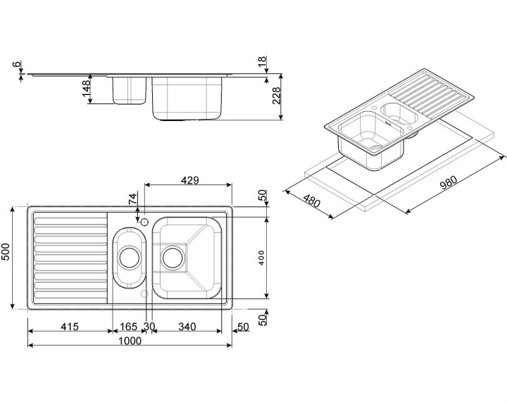 SMEG plautuvė LLR102-2  | 3
