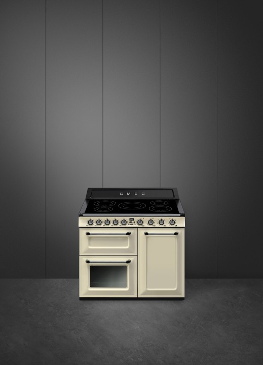 SMEG dujinė viryklė su 3 elektrinėmis orkaitėmis  | 2