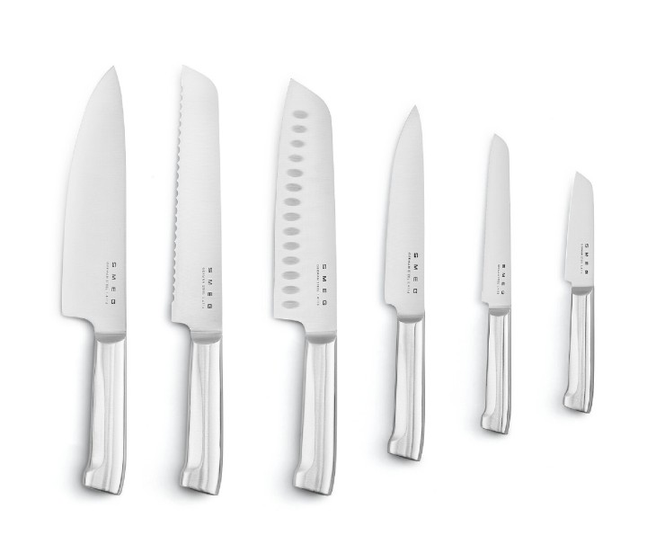 SMEG peilių rinkinys su stovu KBSF02CR, 7 dalys | 3