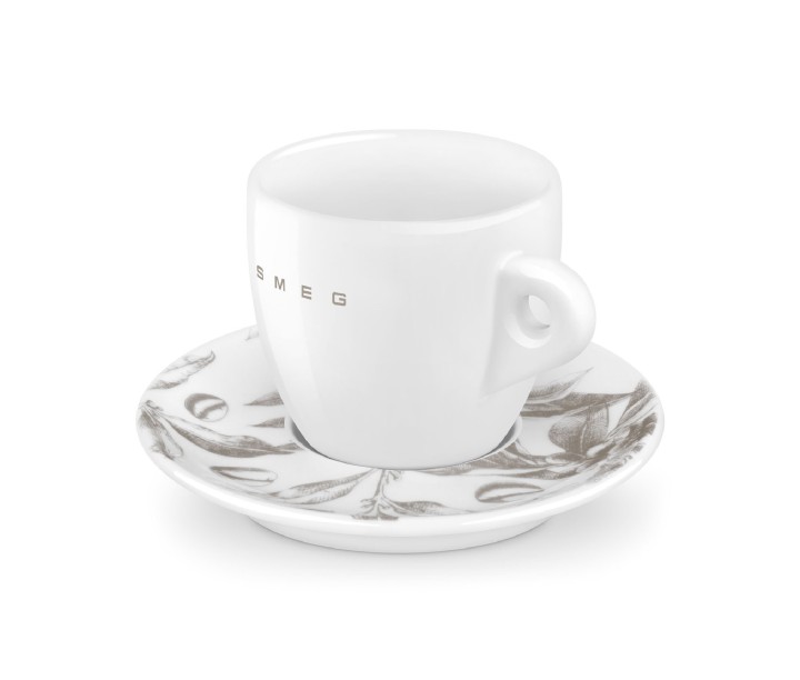 SMEG porcelianinių espresso puodelių rinkinys 2 vnt., 80 ml | 3