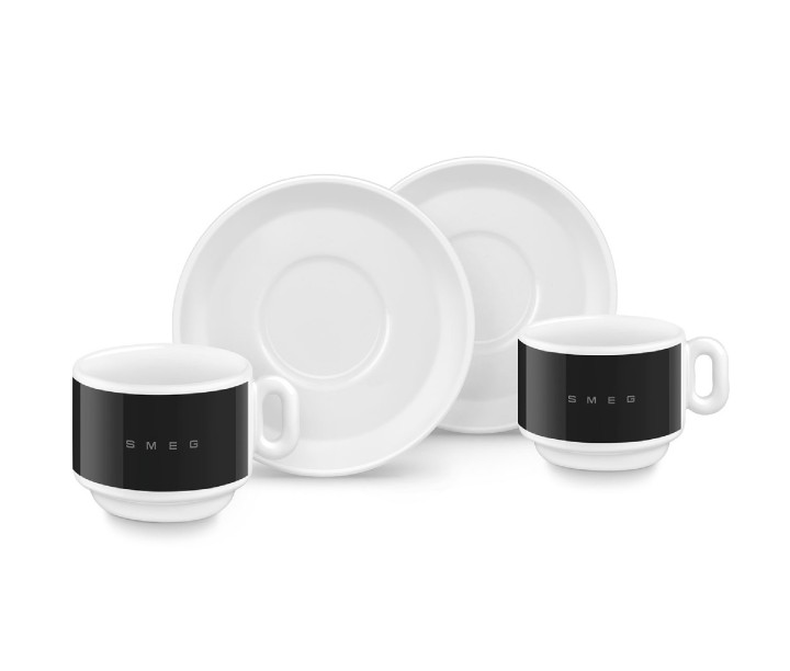 SMEG porcelianinių cappuccino puodelių rinkinys 2 vnt., 200 ml | 5