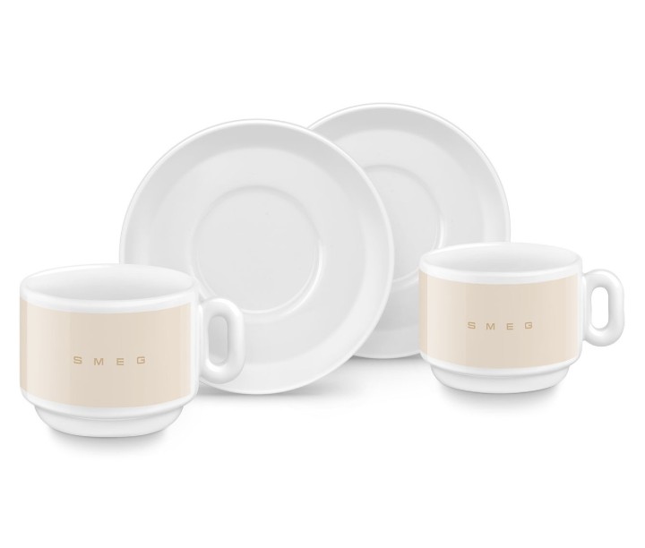 SMEG porcelianinių cappuccino puodelių rinkinys 2 vnt., 200 ml | 5