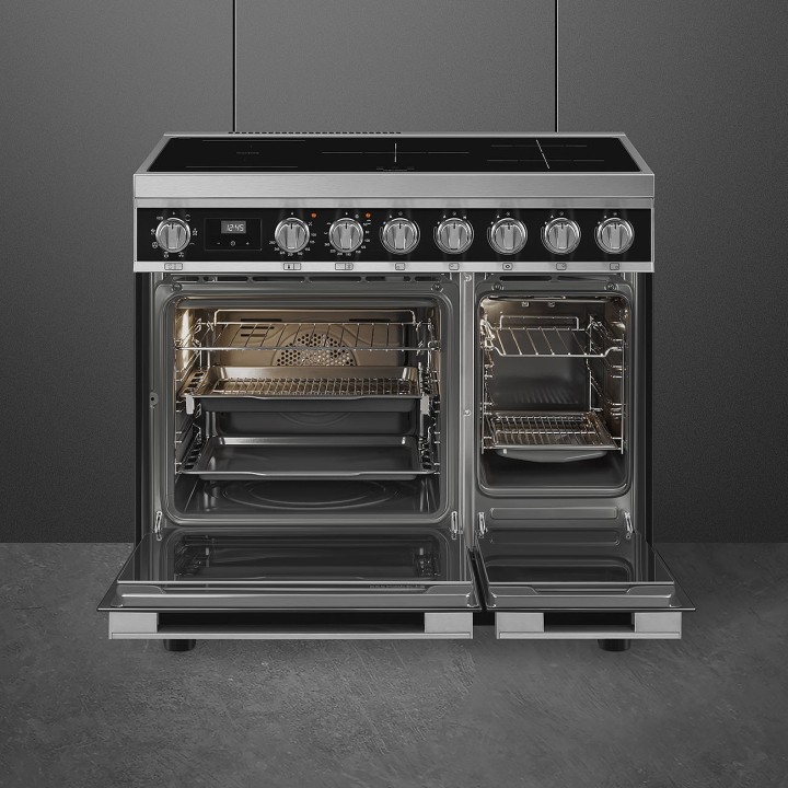 SMEG indukcinė viryklė su 2 elektrinėmis orkaitėmis CPF92IMBL | 3