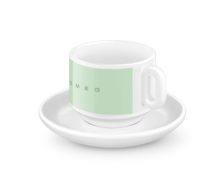 SMEG porcelianinių espresso puodelių rinkinys 2 vnt., 84 ml | 4
